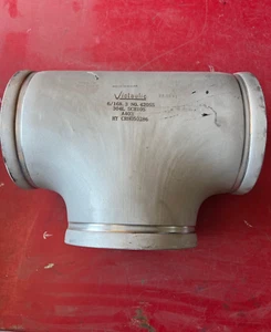 STAINLESS STEEL Victaulic 6"  T ee  6/168.3 NEW NO. 420SS - Picture 1 of 3