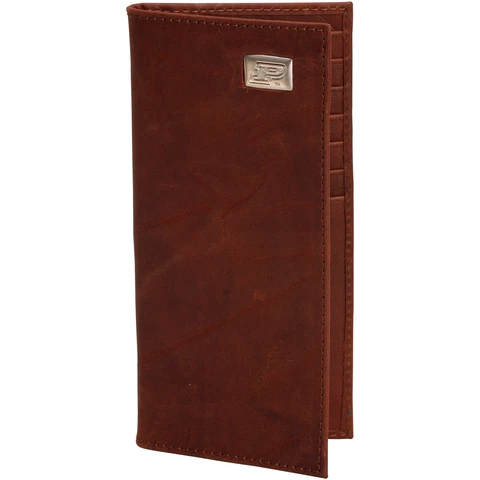 Purdue Boilermakers Leather Secretary Wallet w/ Concho Cover