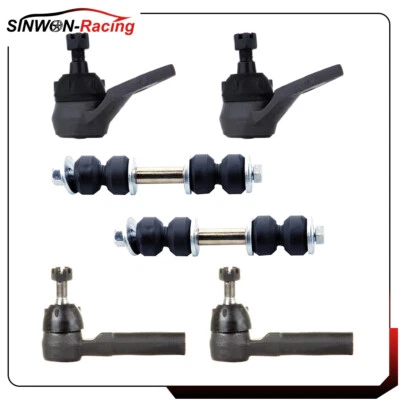 6pcs Kit: Front Sway Bars Tie Rods Ball Joints For 1991 - 1999 Buick Lesabre - Image 1 of 4