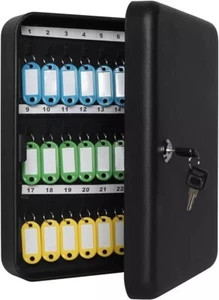 Key Cabinet Wall Mount Key Lock Box with Key Management Locking Key Organizer - Picture 1 of 12