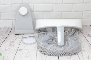 Munchkin Hanging Bath Toy Storage with Quick Drying Mesh, Grey - Picture 1 of 5