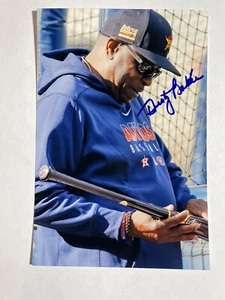 Dusty Baker Signed Autographed 4x6 Photo Astros Manager Authentic - Picture 1 of 3