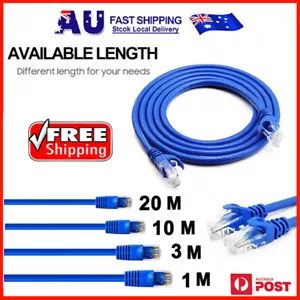 20m 10m 3m 1m Ethernet Network Lan Cable CAT6 1000Mbps high speed & quality - Foto 1 di 12