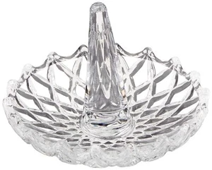 Crystal Glass Ring Holder - Picture 1 of 2