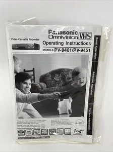 Panasonic PV-9401 PV-9451 VCR VHS Owners Instruction Manual FREE SHIPPING - Picture 1 of 2