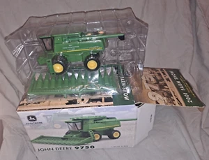 John Deere 9750 STS Combine W/ Heads 2001 Farm Show Ertl 1/64 1 of 5000 - Picture 1 of 9