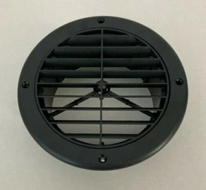 BLACK 7" Round Ceiling A/C Vent 2" Extension Used In Newmar Other RV Motorhome - Picture 1 of 4