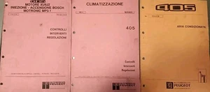 manuale di officina Peugeot 405 - Foto 1 di 3