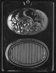 GIVE THANKS THANKSGIVING POUR BOX cornucopia turkey day candy box chocolate - Picture 1 of 1