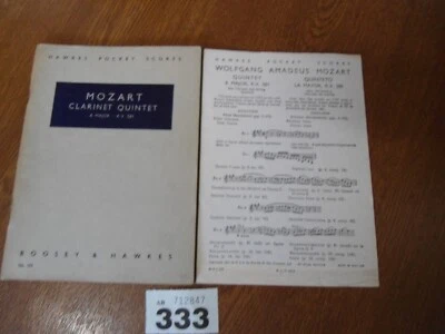 MOZART Piano Concerto in D Major K.V.537 / No.278 Hawkes Pocket Score - Image 1 of 4