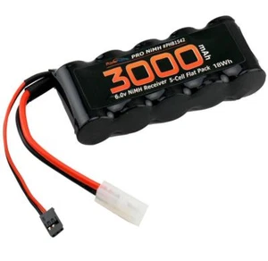 Powerhobby 6v 3000mAh 5-Cell Flat Receiver RX NiMH Battery 1/5 scale - Picture 1 of 3