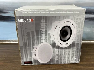 ZUR 6.5 IC DM MB QUART:6X1/2"SPEAKER IN CEILING 2 WAY COAXIAL DUAL MONO (SINGLE) - Picture 1 of 15