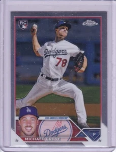 Michael Grove 2023 Topps Chrome Baseball Card 22 - Picture 1 of 2
