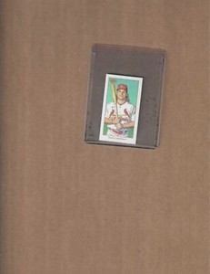 2022 Topps T-206 Harrison Bader Short Print Blank Back Card, Print Run of 6