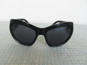 New Women Oversized Sunglasses Black Frame, Gray Lenses One Size - Picture 1 of 8
