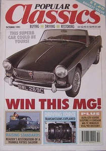 Popular Classics 10/1991 featuring Alfa Romeo, MG, Austin, Ford,Hillman,Standard - Picture 1 of 7