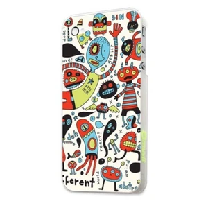 COQUE MUVIT iPHONE 4 4S DOODLE SILICONE RIGIDE (TPU) + 1 FILM OFFERT - Photo 1 sur 1