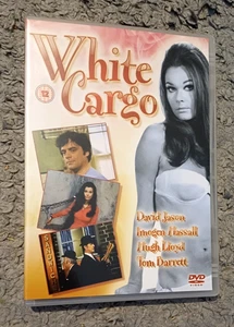 WHITE CARGO (1973) David Jason comedy film region 2 uk DVD - DISC MINT - Foto 1 di 2