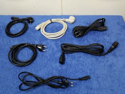Netzkabel Stromkabel Kaltgerätekabel C5 C7 C13 Schuko Euro Länge + Typ wählbar - Bild 1 von 4
