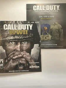 Call of Duty: WWII - Microsoft Xbox One solo copertina art e inserto - Foto 1 di 2