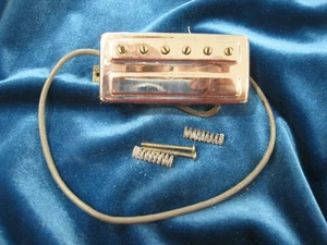 Vintage 1966 Guild Starfire Gitarre Brücke Tonabnehmer 6,70 Ohm Mini Humbucker - Bild 1 von 9