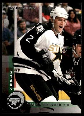 1997-98 Donruss #168 Derian Hatcher Dallas Stars Hockey Card - Image 1 of 2
