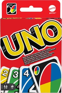 UNO Edad 7+ Juego de Cartas para Niños y Adultos Juego Familiar Noche o Viaje Juego 2 a 1 - Imagen 1 de 12