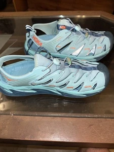 Hoka Women's 11 Hopara Hiking Water Shoes Coastal Shade/Blue Coral - Picture 1 of 5