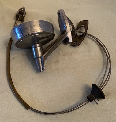 OEM Mopar 1963-64 Chrysler 300  Imperial Remote Mirror LH 2275937 see VIDEO DEMO - Image 1 of 4