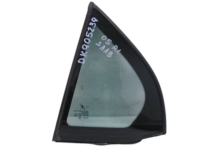 Vidrio de ventilación de ventana de puerta lateral izquierda trasera Saab 9-3 2003-2011 43R-001025 OEM DK905239 Foto 1 de 4