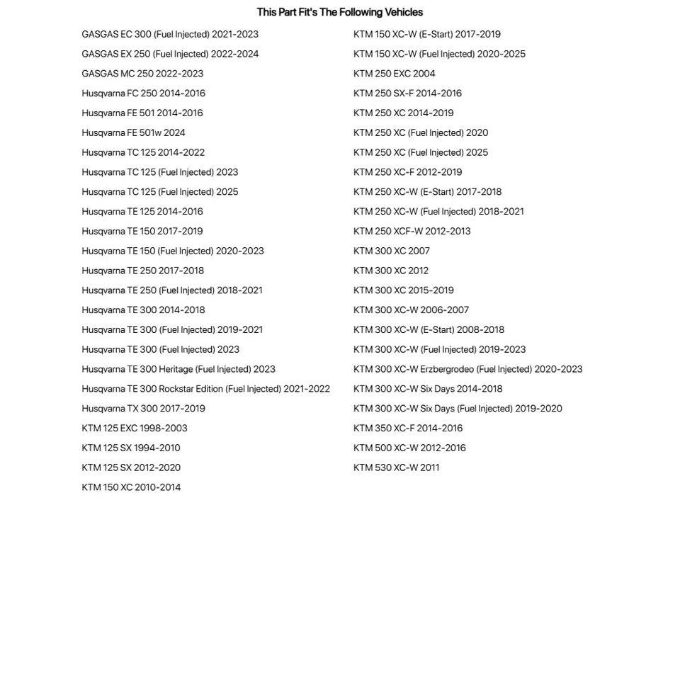 Kit de aleación Tusk y cadena tórica piñón trasero rojo para KTM 250 XCF-W 2012-2013 Foto 1 de 2