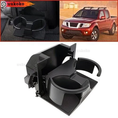 Drink Rear Center Console Cup Holder Black For Nissan Pathfinder Frontier Xterra Foto 1 de 4