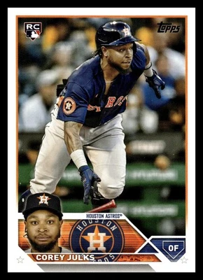 2023 Topps Update #US228 Corey Julks Houston Astros Baseball Card - Image 1 of 2