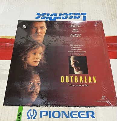 Outbreak (Laserdisc, 1995) Hoffman Freeman Gooding Jr Dempsey Sutherland Spacy Foto 1 de 3