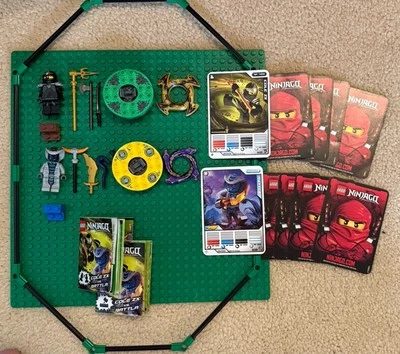 LEGO 9579 Ninjago: Spinner Starter Set Cole y Rattla 100% Completo ¡EXCELENTE ESTADO USADO!! Foto 1 de 4