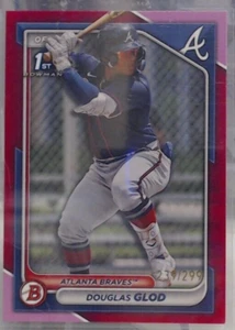 2024 BOWMAN PINK DOUGLAS GLOD ROOKIE /299 #BP-11 BRAVES MSK - Picture 1 of 2
