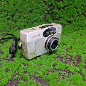 Samsung Fino 700 XL 35mm Film Photography College Camera Silver Tested + case - Picture 1 of 14