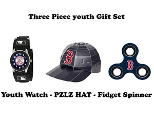 Boston Red Sox Youth Boys Gift Set - Birthday gift for Kids - 3 item gift set - Picture 1 of 8