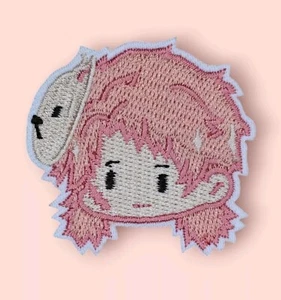 SABITO FOX MASK CUTE CHIBI HEAD DEMON SLAYER MANGA ANIME TV SERIES IRON ON PATCH - Picture 1 of 4