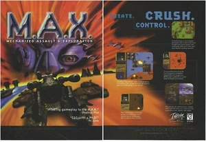 M.A.X.: Mechanized Assault & Exploration Print Ad/Poster Art PC Big Box (A) - Bild 1 von 4