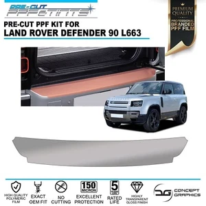 Boot Protector Stone Guard PPF Paint Protection Film For Land Rover Defender 90 - Picture 1 of 3