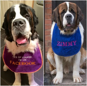 BABERO BIG DOG NEWFOUNDLAND, ST BERNARD SLOBBER 2 DISEÑOS DIFERENTES ELIGES - Imagen 1 de 5