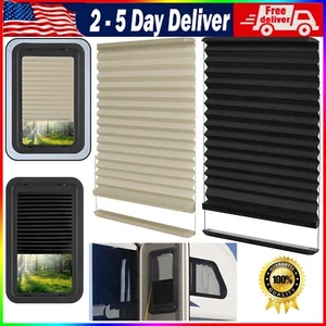 RV Entry Door Window Shades Protect Prepped Curtains Covers Camper Trailer Bli - Foto 1 di 22