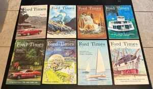 8 Vintage 1967- 1969 Ford Times Magazines Lot - Picture 1 of 9