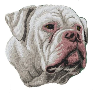 Parche bordado American Bulldog W5 viene en tamaños de 2" 3" y 4" - Imagen 1 de 2
