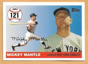 MICKEY MANTLE NUEVA YORK YANKEES #MHR121 - TOPPS CASI NUEVO - COMO NUEVO 2006 - Imagen 1 de 2