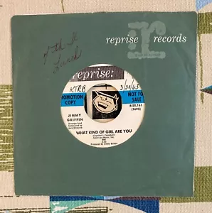 Jimmy Griffin 45 What Kind of Girl Are You 1963 Teen Bread Jack Nitzsche EX - Picture 1 of 4