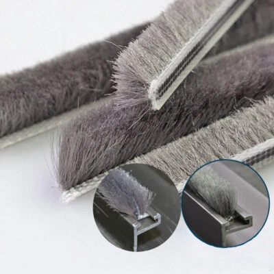 Draught Draft Excluder Brush Pile Seal Window Door Sealing Strip 5x6mm - 7x12mm - Image 1 of 4