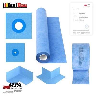 Abdichtung Set Dichtband Dichtbahn Innenecken Außenecken Wandmanschetten   - Bild 1 von 4