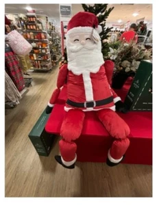 Isaac Mizrahi SANTA CLAUS Körperkissen 5 Fuß Weihnachtsdeko Übergröße 5 Fuß Neu - Bild 1 von 4